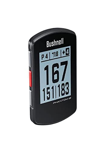 Bushnell Phantom 2 Golf GPS Rangefinder with Magnetic Mount (Black/Black))