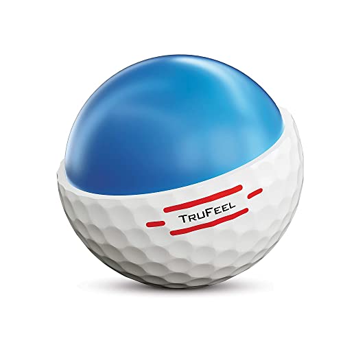 Titleist TruFeel Balles de golf, blanc (une douzaine)