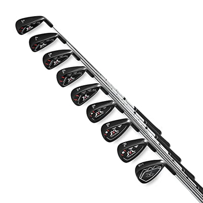 MAZEL Men Golf Iron Set (9PCS) - Right-Handed Golf Clubs with Steel Shafts