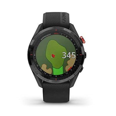 Garmin Approach S62, montre GPS de golf haut de gamme, caddie virtuel intégré, cartographie et écran couleur, noir (010-02200-00)