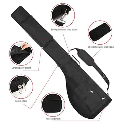 Number-one Golf Club Bag, Portable Foldable Golf Club Travel Bag for 8-10 Golf Clubs, Waterproof Mini Carry Golf Bags for Women, Men