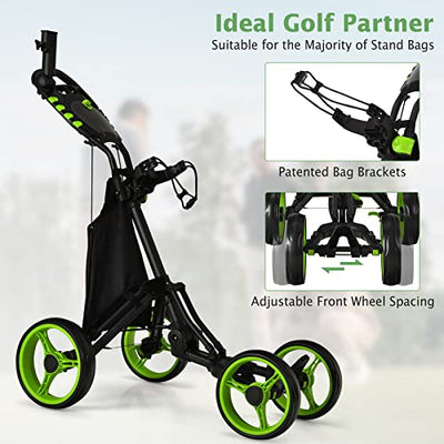 Chariot de golf push-pull Tangkula