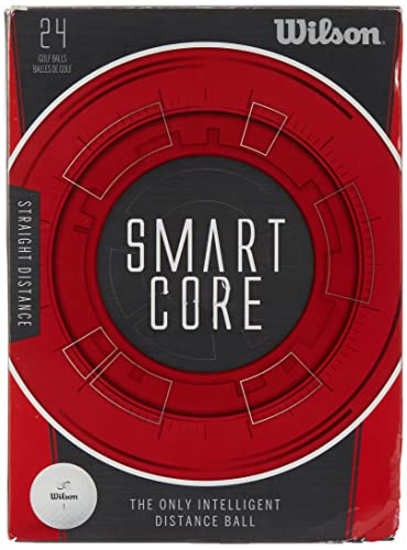 Balle de golf Wilson Smart Core - Lot de 24 (Blanc)