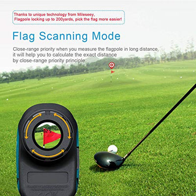 Télémètre laser de golf professionnel Mileseey