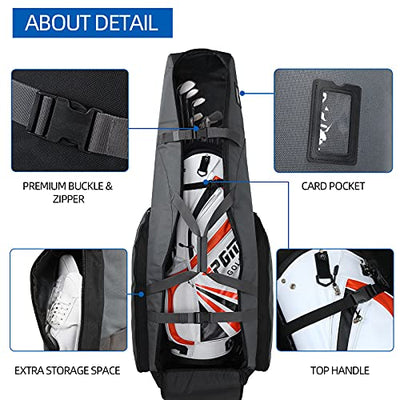 TurnWay Padded Foldable Golf Travel Bag