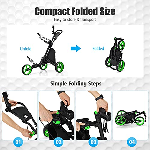 Tangkula Golf Push Pull Cart