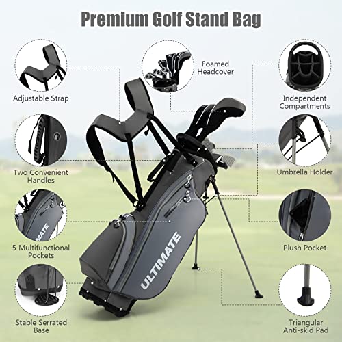 Tangkula Complete Golf Clubs Package Set