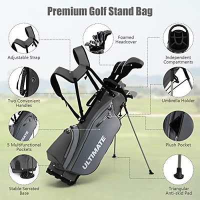 Tangkula Complete Golf Clubs Package Set