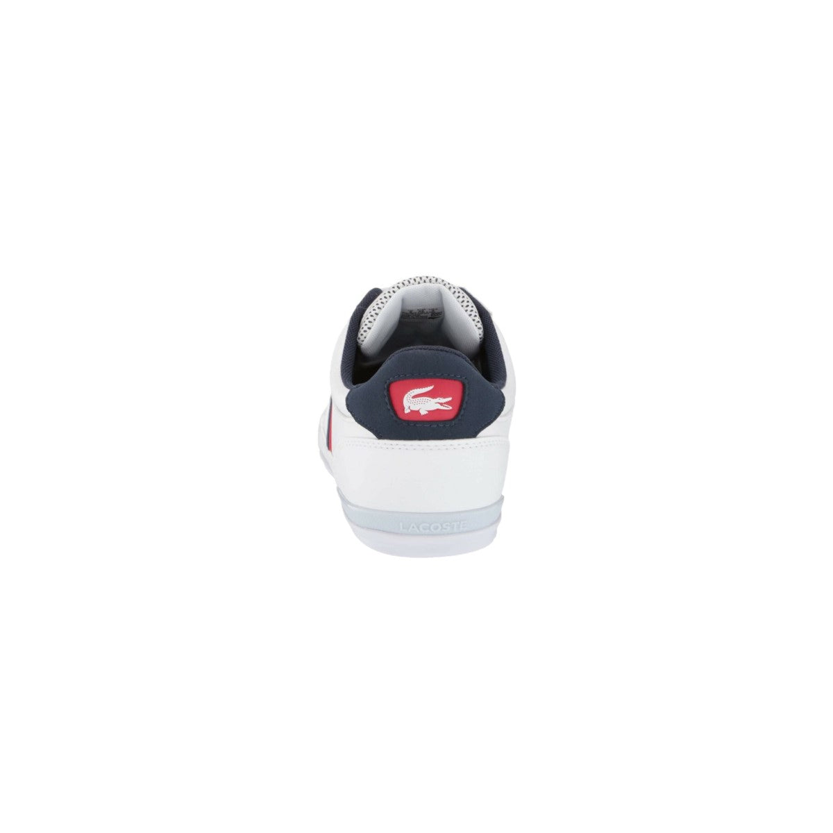 LACOSTE 7-40CMA0067407 CHAYMON 120 7 MN'S (Medium) White/Navy/Red Synthetic & Textile Lifestyle Shoes